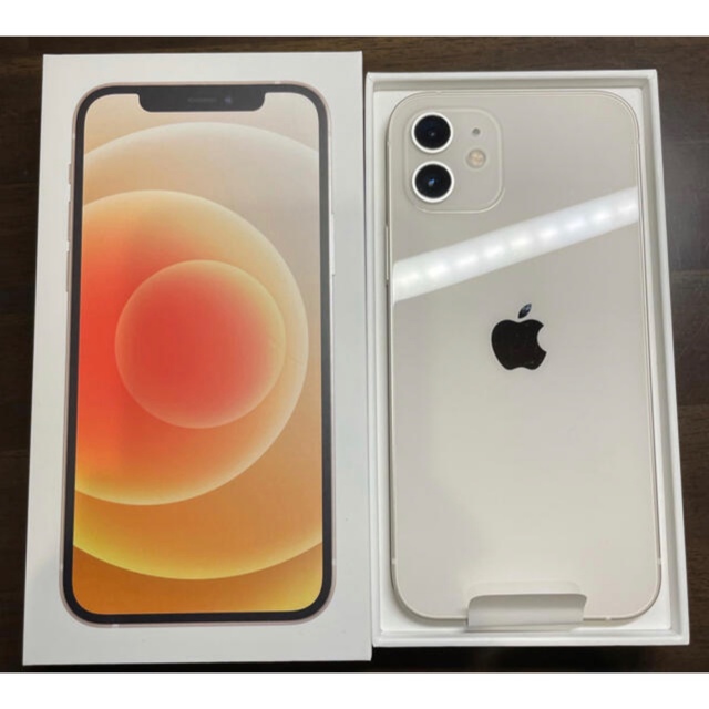Apple - 新品iphone12 ホワイトSIMフリー 64gb 本体 アイフォンの通販