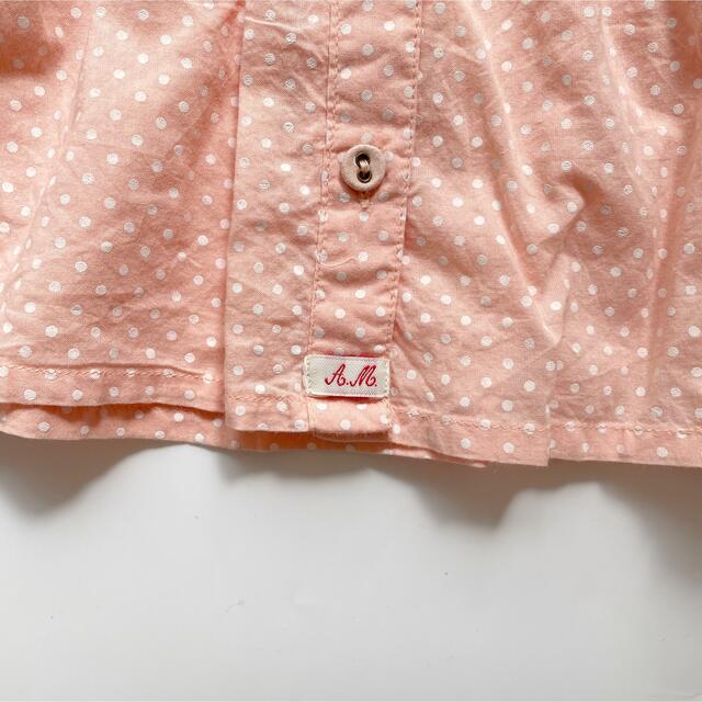 Caramel baby&child (キャラメルベビー&チャイルド)のbonjourdiary Blouse- pink dots 2-3Y キッズ/ベビー/マタニティのキッズ服女の子用(90cm~)(ブラウス)の商品写真