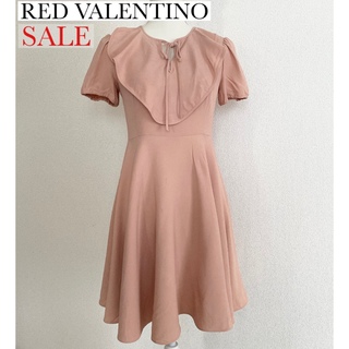 RED VALENTINO - レッドヴァレンティノ グリーン系リボン ワンピースの通販｜ラクマ