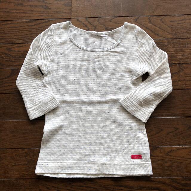 FITH(フィス)のミント様専用　FITH  五分袖ワッフルTシャツ　サイズ110 キッズ/ベビー/マタニティのキッズ服男の子用(90cm~)(Tシャツ/カットソー)の商品写真