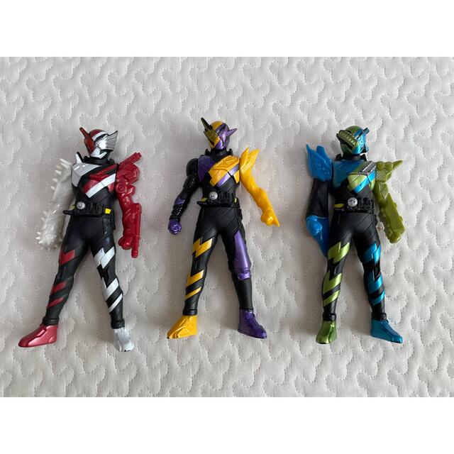 仮面ライダービルド　ベルト＆剣＆フルボトル＆パンドラパネル＆ソフビ　セット 6