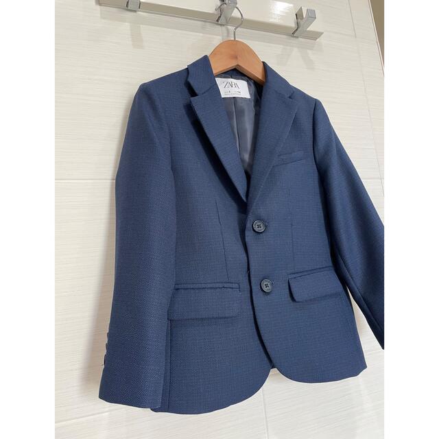ZARA スーツセット キッズ 卒園式 入学式 116 テクスチャー素材スーツ ZARA スーツセット キッズ 卒園式 入学式 116 テクスチャー素材スーツ
