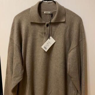 オーラリー(AURALEE)のauralee baby cashmere knit polo 3(ニット/セーター)