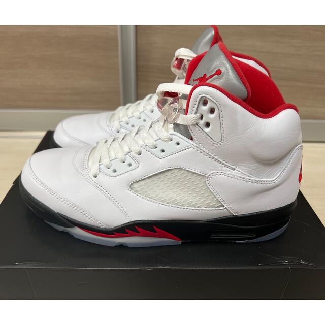 スニーカーNIKE AIR JORDAN 5 Fire Red US11