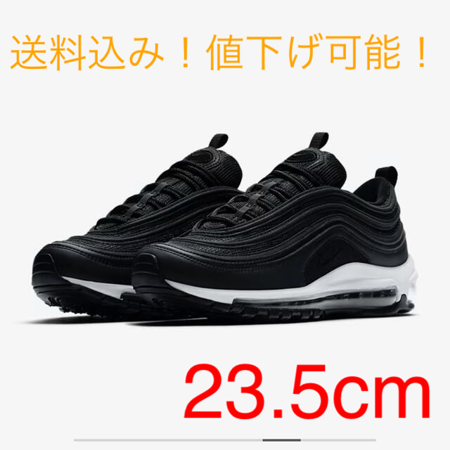 NIKE(ナイキ)のNIKE AIR MAX 97 BLACK BLACK WHITE (WMNS) レディースの靴/シューズ(スニーカー)の商品写真