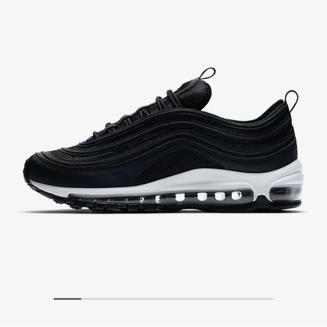 NIKE(ナイキ)のNIKE AIR MAX 97 BLACK BLACK WHITE (WMNS) レディースの靴/シューズ(スニーカー)の商品写真