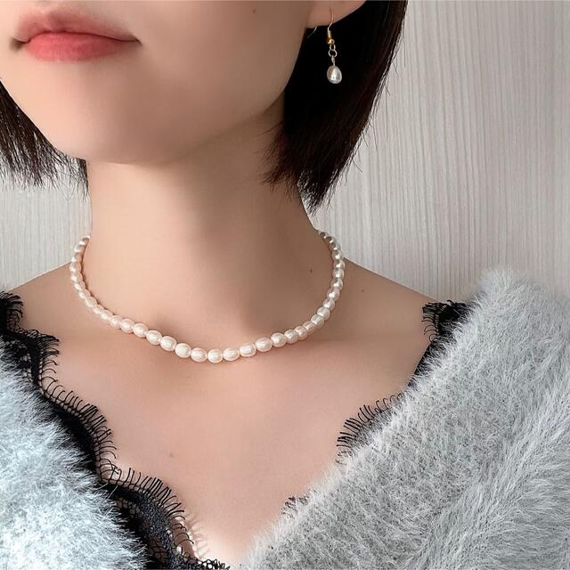 カテゴリ 真珠ネックレス フォーマル シルバーの通販 by ひまわり's