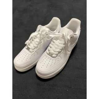 ナイキ(NIKE)のNIKE ナイキエアフォース1  白27.0cm(スニーカー)