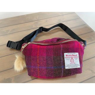 ハリスツイード(Harris Tweed)のHarris Tweed[ハリスツイード] ショルダーウエストポーチ ピンク(ショルダーバッグ)