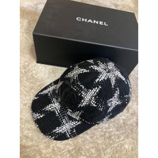 シャネル(CHANEL)のCHANEL ツイードキャップ(キャップ)