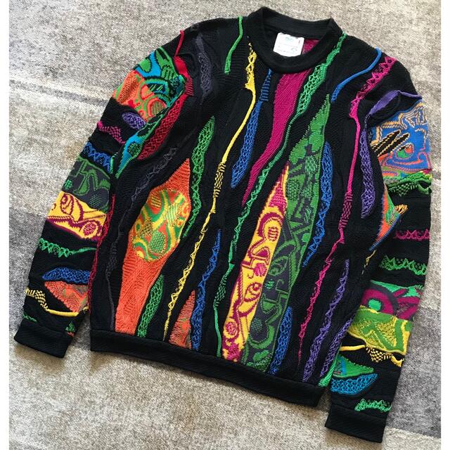 COOGI 超レア 圧倒的な存在感 芸術 人物 風景画 COOGI クージー ニットセーターの通販 by ☆ USA vintage ☆  shop｜クージーならラクマ