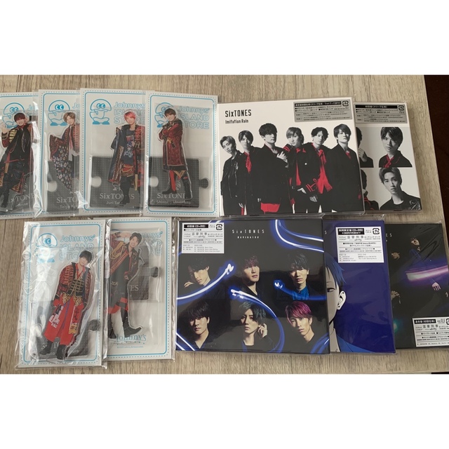 【s様専用】新品未開封 SixTONES アクスタ第3段＋CD まとめ売りのサムネイル