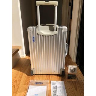 RIMOWA/リモワ キャリーケース 旧ロゴ  86L 付属品等有！アルミニウム