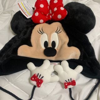ディズニー(Disney)のディズニー　ミニー　ファンキャップ(キャラクターグッズ)