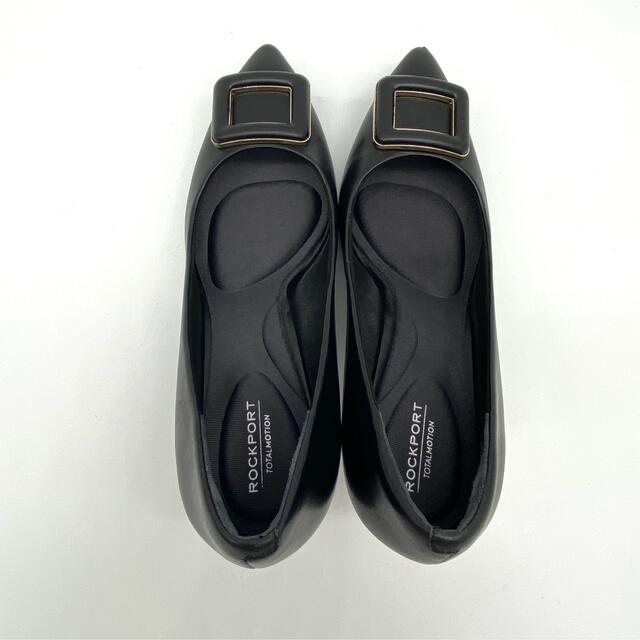 ROCKPORT(ロックポート)のROCKPORT ロックポート ポインテッドトゥ パンプス 黒 25cm レディースの靴/シューズ(ハイヒール/パンプス)の商品写真