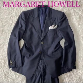 マーガレットハウエル(MARGARET HOWELL)のMARGARET HOWELL ENGLAND ウール ネイビー セットアップ(セットアップ)