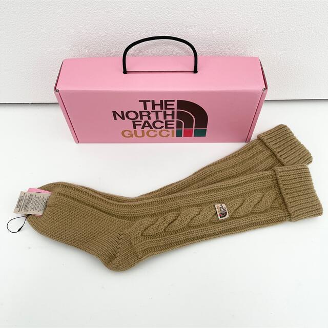 G - 【益若つばさ 着用】グッチ×ノースフェイス コラボ ニットソックス
