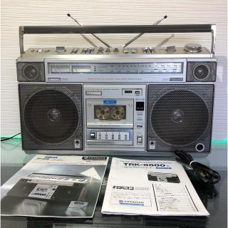 動作品HITACHI 日立 FM AM TRK-8080MKⅡ ラジカセ 整備品