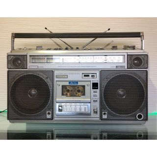 動作品HITACHI 日立 FM AM TRK-8080MKⅡ ラジカセ 整備品