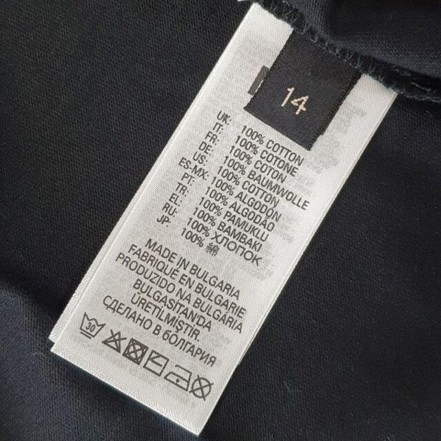 シャツ N°21 - N°21 KIDS ロゴTシャツ ブラック 14Y の通販 by