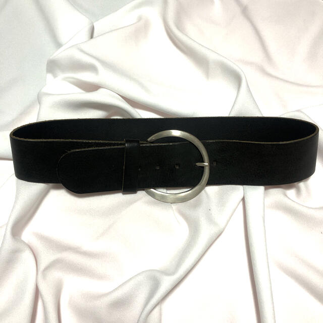 VINTAGE LEATHER BELT レディースのファッション小物(ベルト)の商品写真