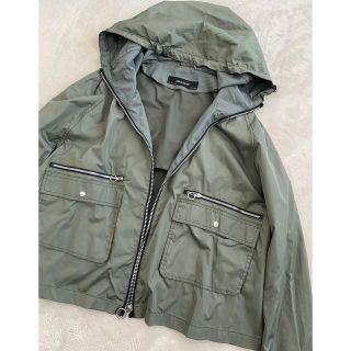 ザラ(ZARA)のZARA ザラ ナイロンマウンテンパーカー Lサイズ カーキ(ナイロンジャケット)