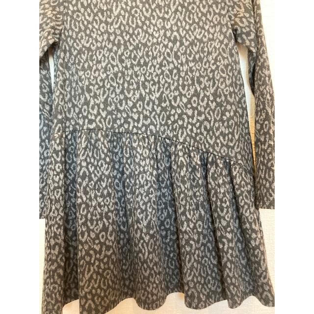 ZARA KIDS(ザラキッズ)のZARA ザラ キッズ 160cm ワンピース レオパード キッズ/ベビー/マタニティのキッズ服女の子用(90cm~)(ワンピース)の商品写真