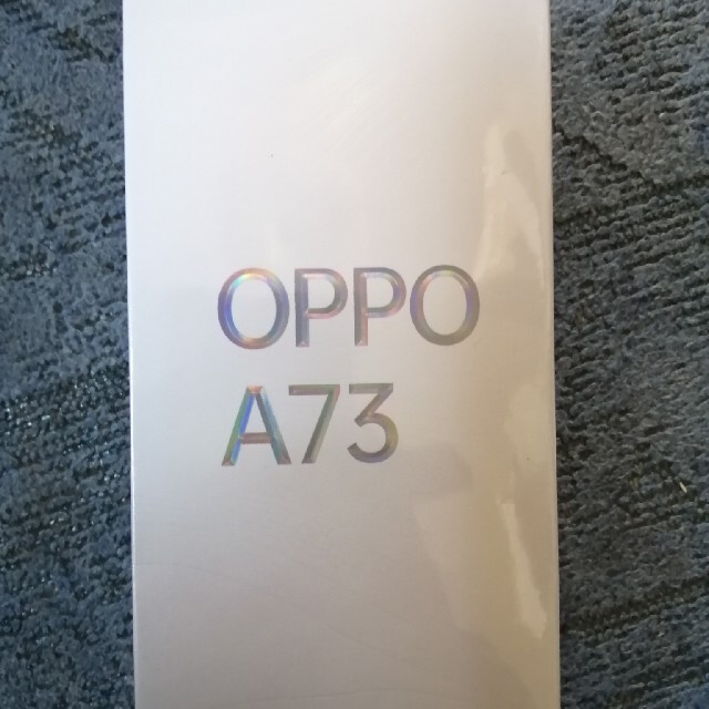 値下げ　新品　OPPO  A73 オレンジ スマホ/家電/カメラのスマートフォン/携帯電話(スマートフォン本体)の商品写真