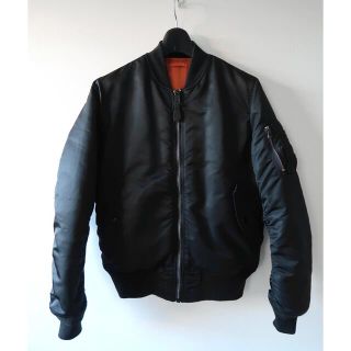 アルファインダストリーズ(ALPHA INDUSTRIES)のアルファ MA-1  ジャパンスペック ブラック Mサイズ(フライトジャケット)