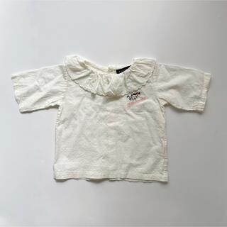 キャラメルベビー&チャイルド(Caramel baby&child )のBonjour diary shirt with flounce 12m(シャツ/カットソー)