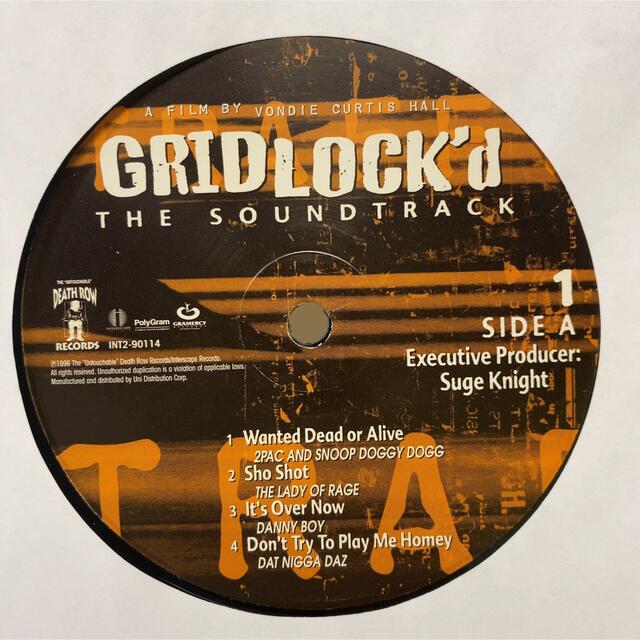 2 PAC / GRIDLOCK’d THE SOUNDTRACK 2LP