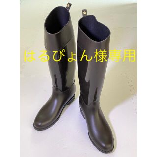 ダイアナ(DIANA)のレインブーツ　長靴　サイズ37 ダイアナ　ブラウン　made in Italy(レインブーツ/長靴)