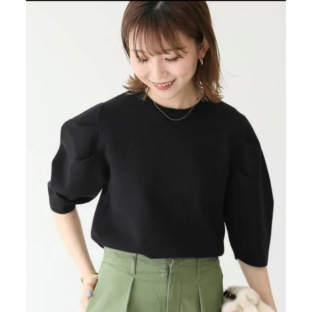 Spick and Span ミラノリブスリーブコンシャスプルオーバー-