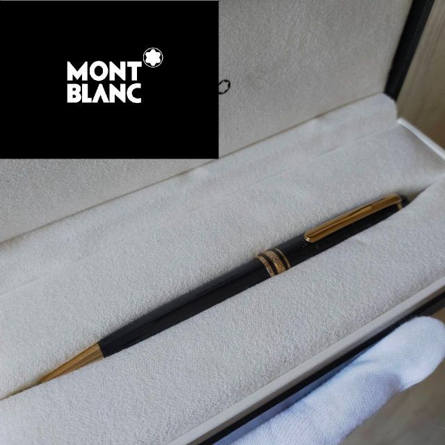 最大80％オフ！ 美品 - MONTBLANC  ブラックゴールド マイスターシュティックPIX ボールペン モンブラン ペン+マーカー