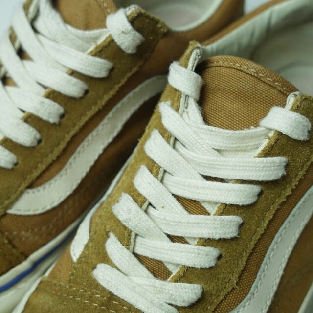 VANS(ヴァンズ)のVANS バンズ OLD SKOOL オールドスクール 721278 US6.5(23cm) マスタード キャンバス スエード スニーカー シューズ【中古】【VANS】 レディースの靴/シューズ(スニーカー)の商品写真