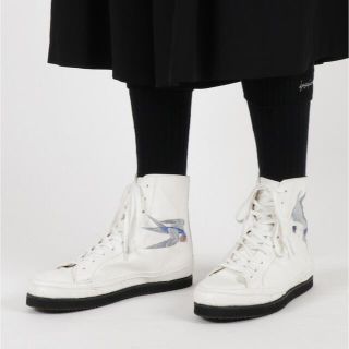 ヨウジヤマモト(Yohji Yamamoto)のヨウジヤマモトSWALLOW PRINT SNEAKER 27cm(スニーカー)