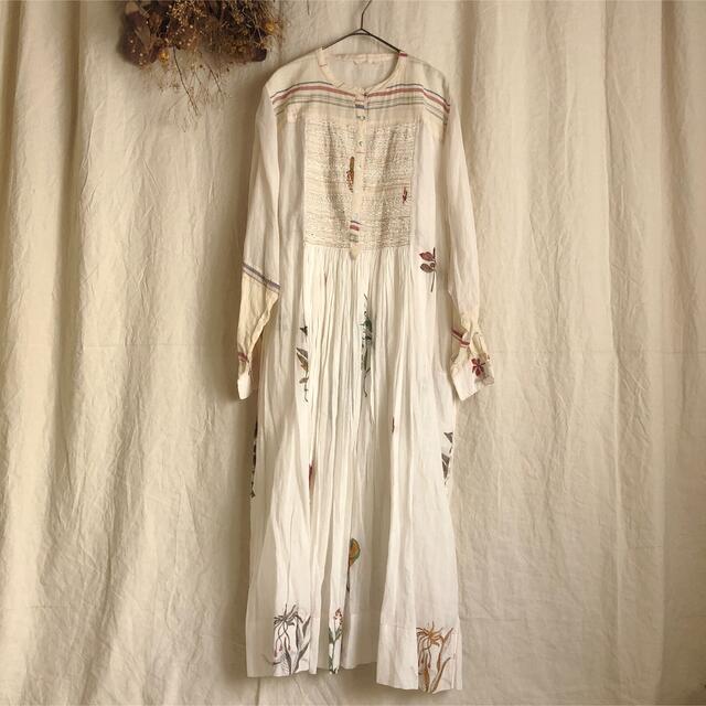 45R - injiri THE CHARBAGH 24 SMOCKED DRESSの通販 by te.to.te's