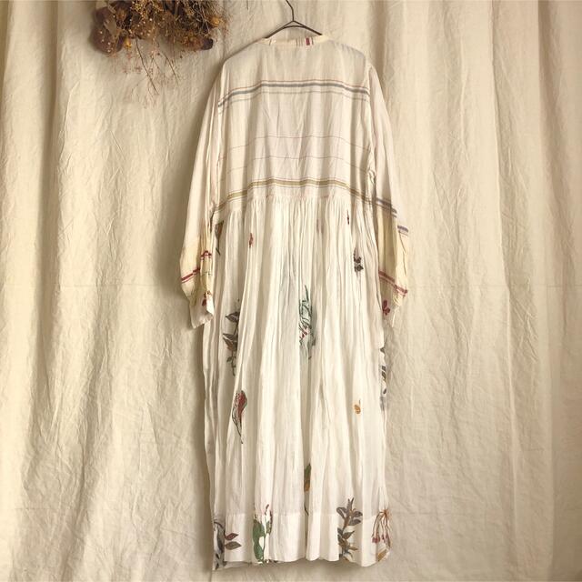 45R(フォーティファイブアール)のinjiri THE CHARBAGH 24 SMOCKED DRESS レディースのワンピース(ロングワンピース/マキシワンピース)の商品写真