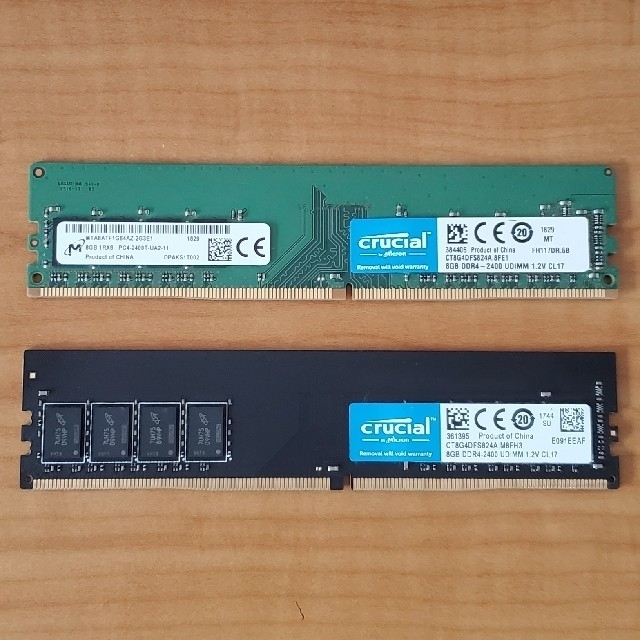 DDR4-2400 8GB 2枚 (16GB)