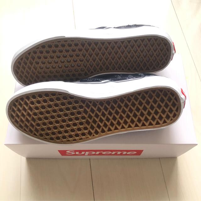 Supreme Vans Hole Punch Denim SlipOn Pro