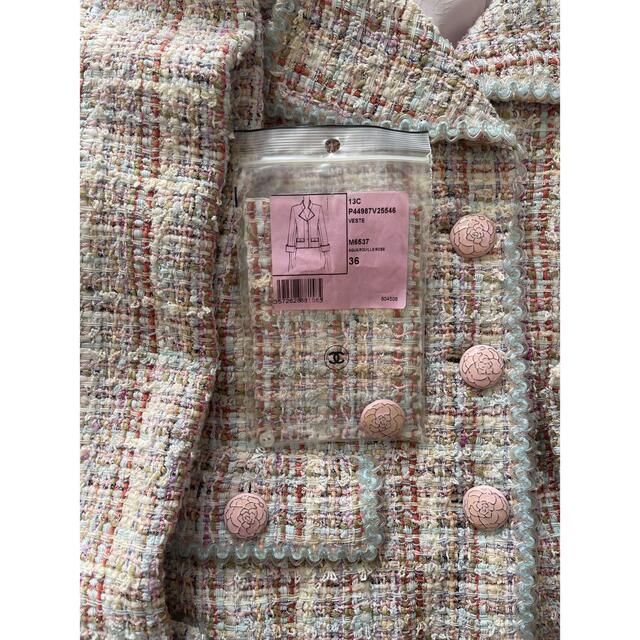CHANEL - CHANELスプリングツィードジャケット新品36の通販 by