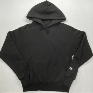 チャンピオン(Champion)の【新品】champion パーカー チャンピオン ブラック フーディ S(パーカー)