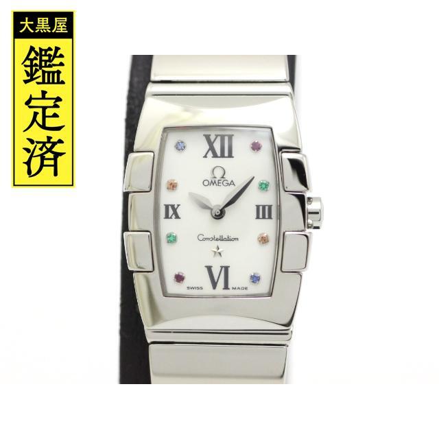 新しい OMEGA - オメガ　コンステレーション ミニ クアドレア　クオーツ　シェル【472】 腕時計