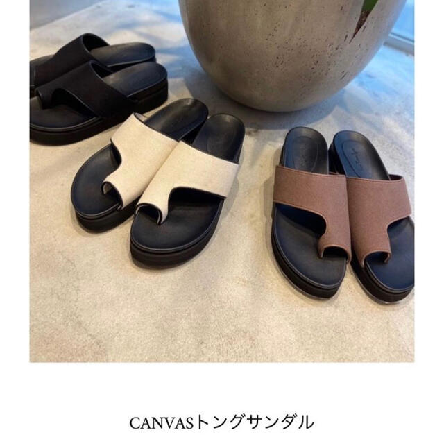 CANVASトングサンダル シールームリン