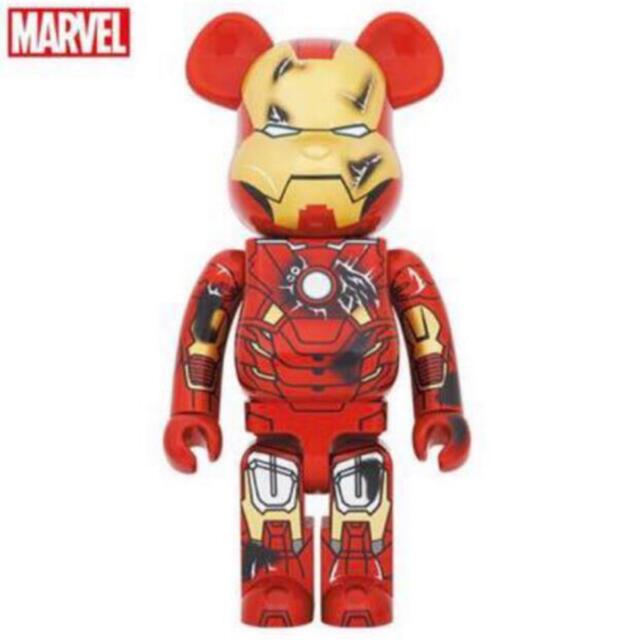 BE@RBRICK IRON MAN MARK VII DAMAGE 400％エンタメ/ホビー