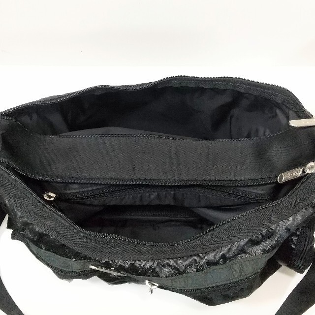 【美品】LeSportsac ショルダーバッグ ポーチ付 タブルジップ 大容量 4