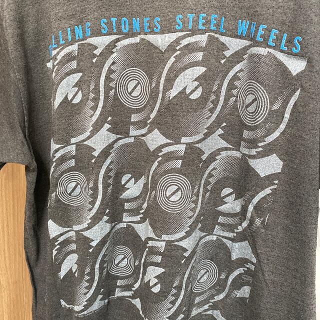 ビンテージ  ローリングストーンズ Tシャツ Steel Wheels 80's メンズのトップス(Tシャツ/カットソー(半袖/袖なし))の商品写真