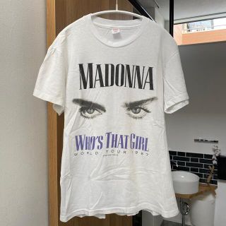 マドンナ ビンテージ  Tシャツ 80's Madonna Hanesタグ(Tシャツ/カットソー(半袖/袖なし))