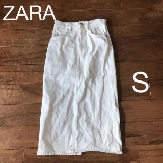 ザラ(ZARA)のZARA ミディ丈デニムスカート タイトスカート ロングスカート(ロングスカート)