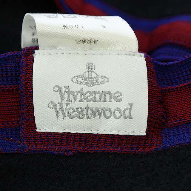 Vivienne Westwood(ヴィヴィアンウエストウッド)のヴィヴィアンウエストウッド ベレー帽 帽子 ハット オーブ ウール S M 黒 レディースの帽子(ハンチング/ベレー帽)の商品写真